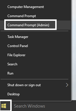 Command Prompt (Admin).