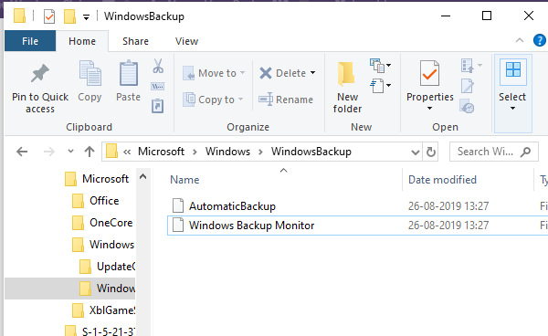 Delete Windows Backup Tasks