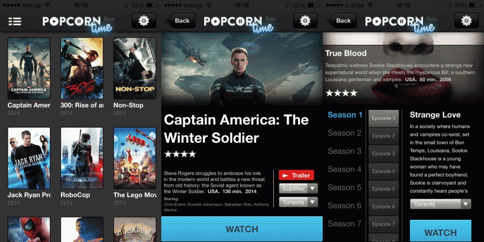 popcorn time alternative