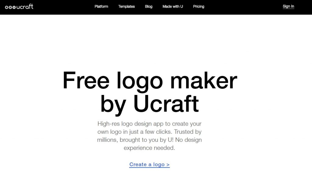 Ucraft logo maker