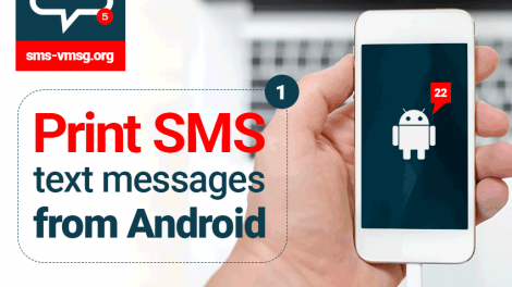 How to print SMS from Android