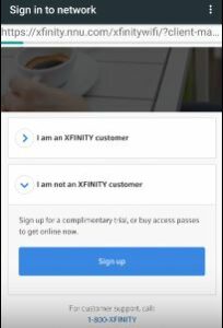 xfinity free pass