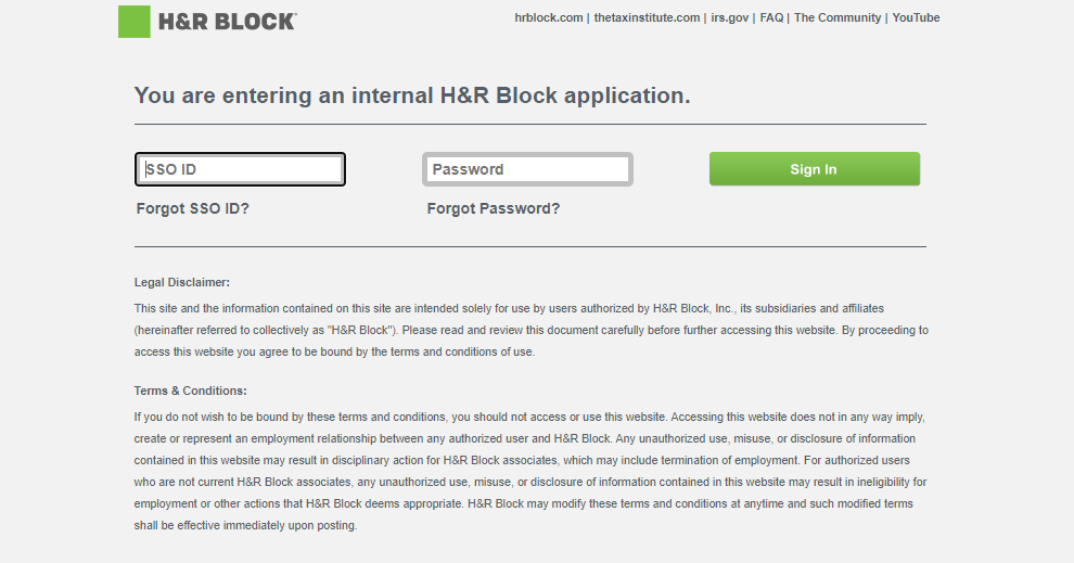 hrblock dna employee login