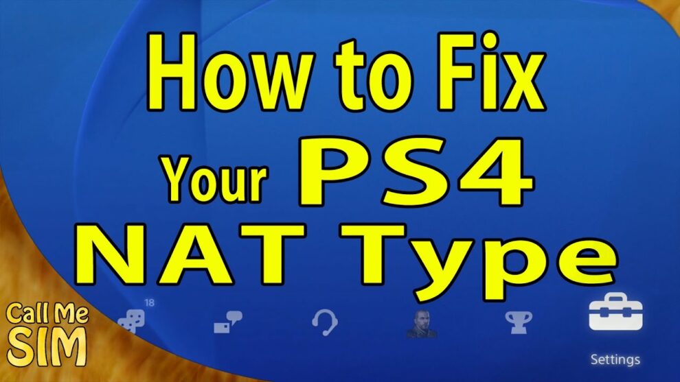 how to change nat type on ps4