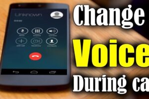 voice changer while calling