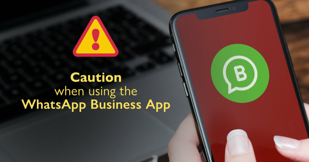 WhatsApp Business limitations