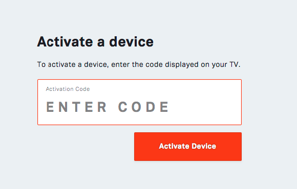 Tv activation code not working