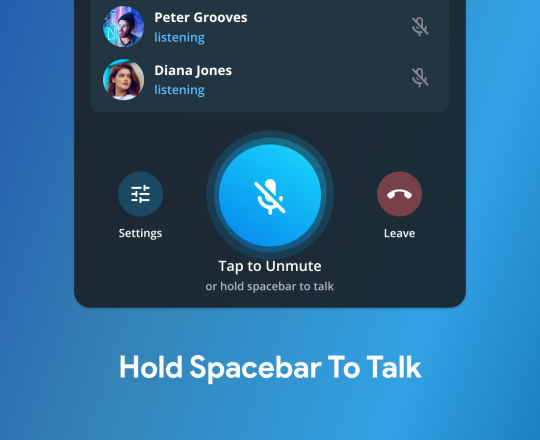 Telegram Voice Chat