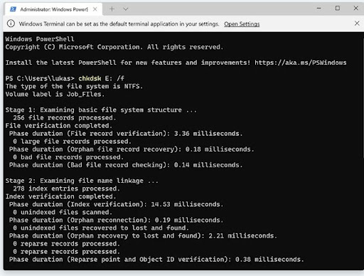 Use CMD to Recover USB Drive