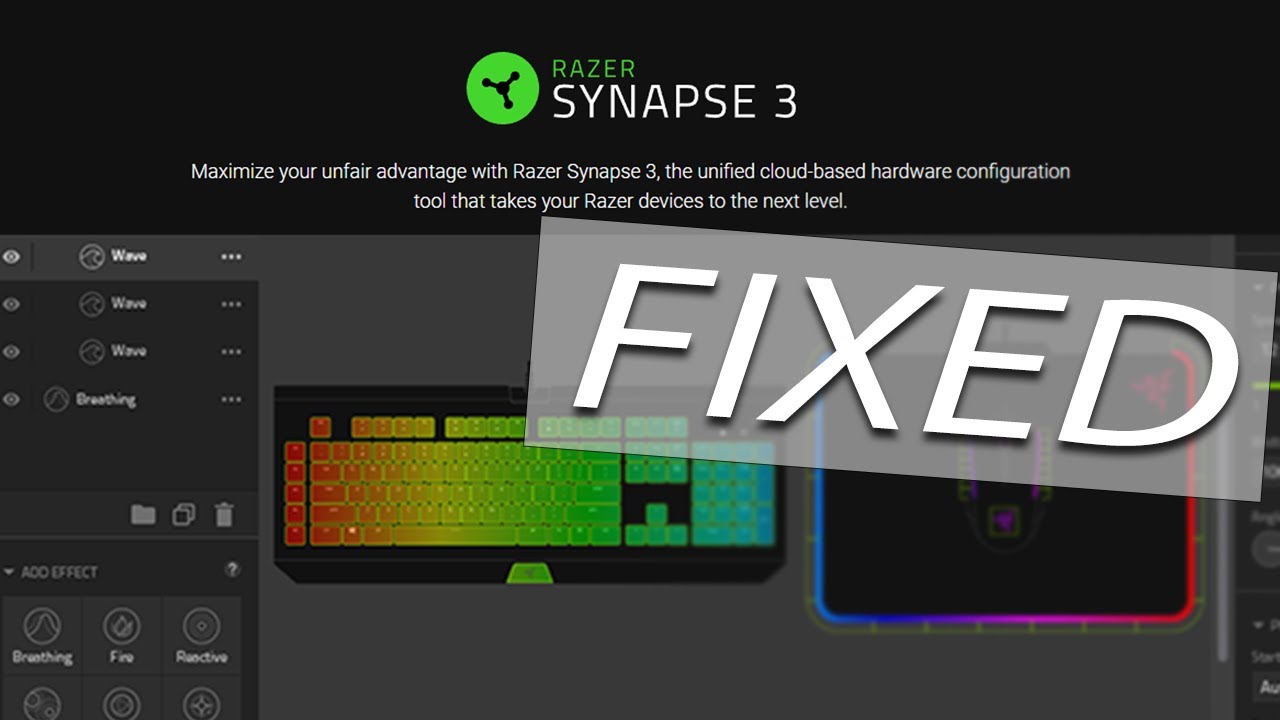 fix razer synapse not opening