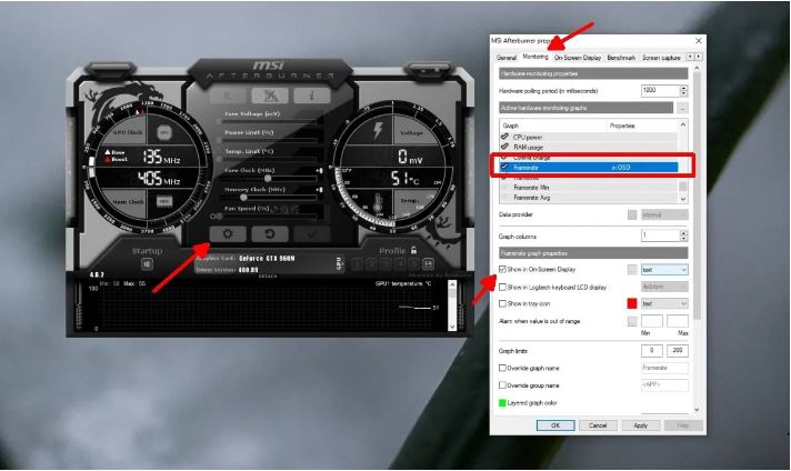 The FPS counter will be displayed when you run a game