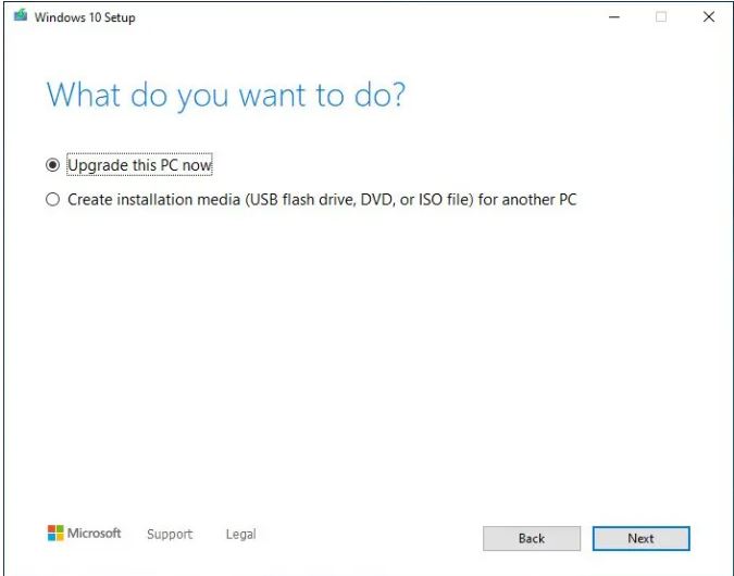 Windows 10 Update Assistant vs the Media Creation Tool