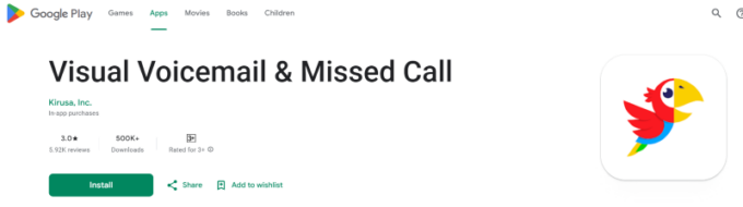 Visual Voicemail & Missed Call
