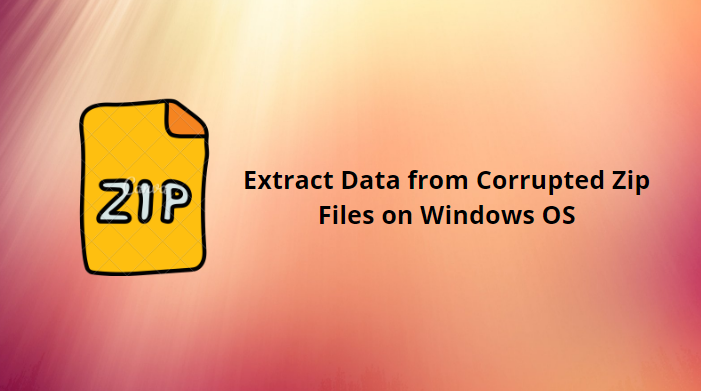Way To Extract Data From Corrupted ZIP