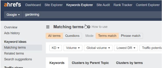 Use Keyword Research Tools