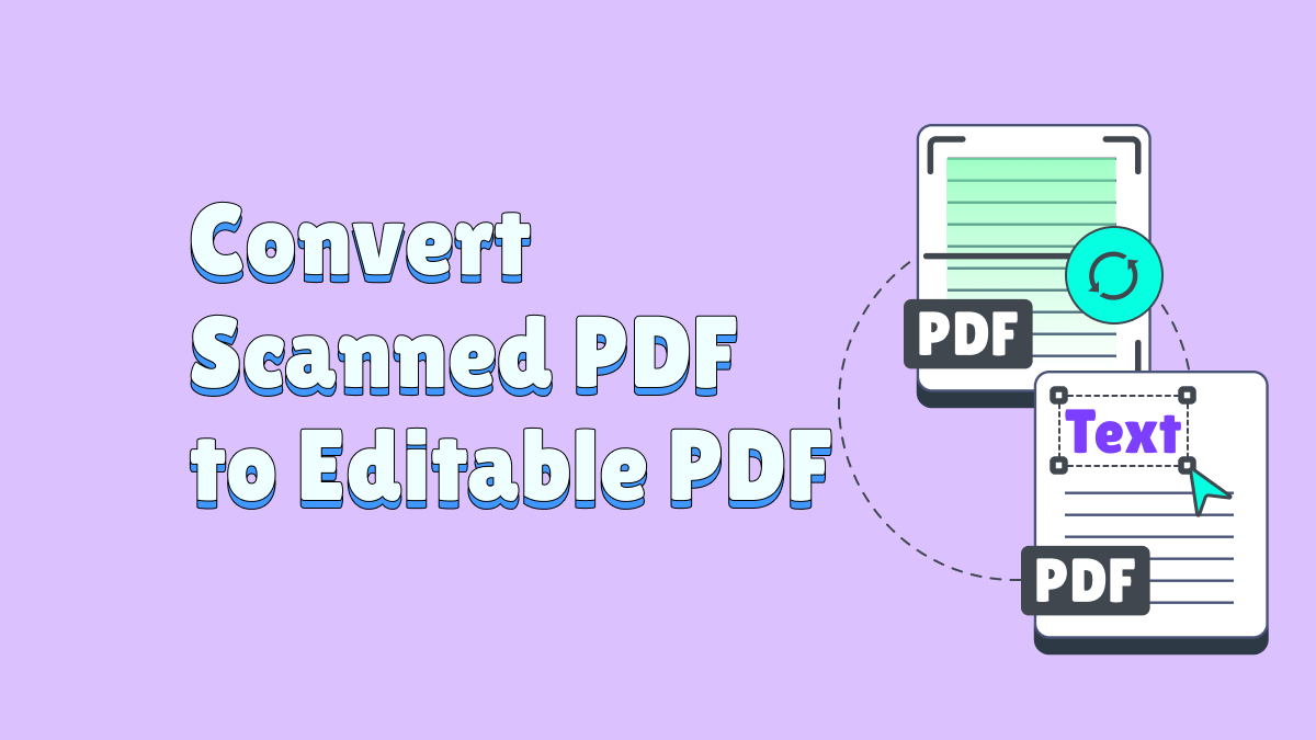 How To Convert Parts Of A Scanned PDF