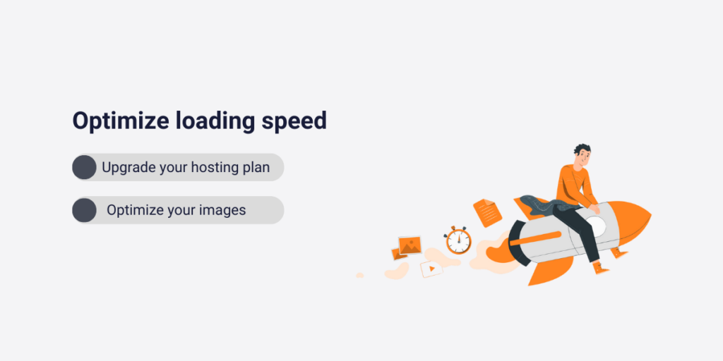 Optimize loading speed to be more user-friendly