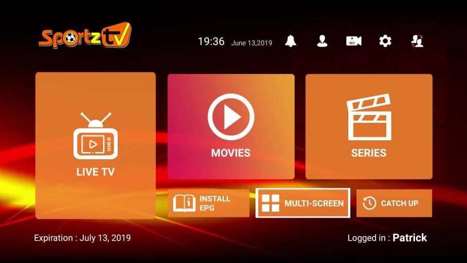 You have successfully setup the Sportz TV IPTV Apk on Firestick