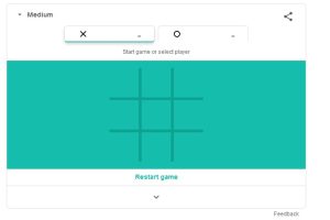 Google Tic-Tac-Toe